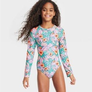 COPY - Girls' Floral Print One piece Swimsuit - Cat & Jack